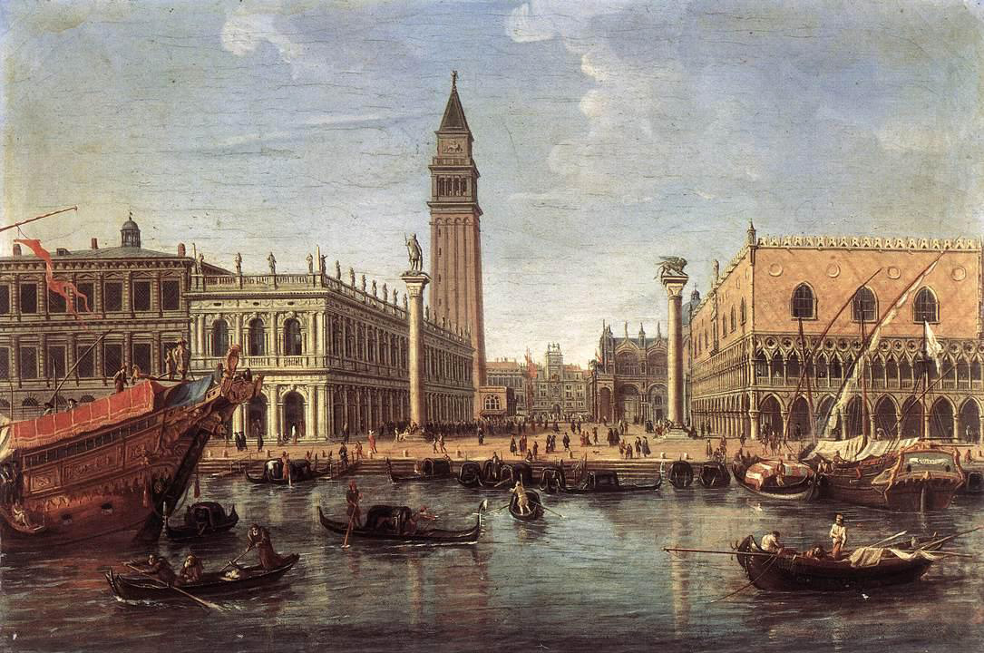 the piazzetta from the bacino di san marco